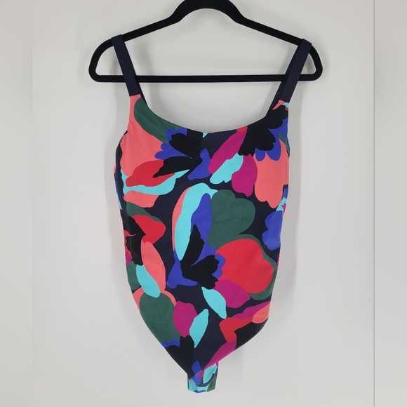 Athleta Hermosa One Piece Swimsuit Size XL Tossed Floral - Picture 2 of 8